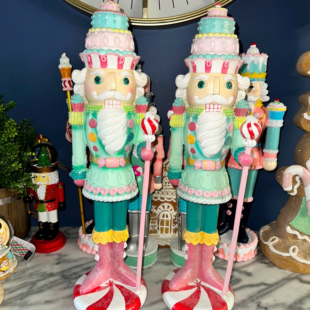 Holiday Candyland sugared nutcracker